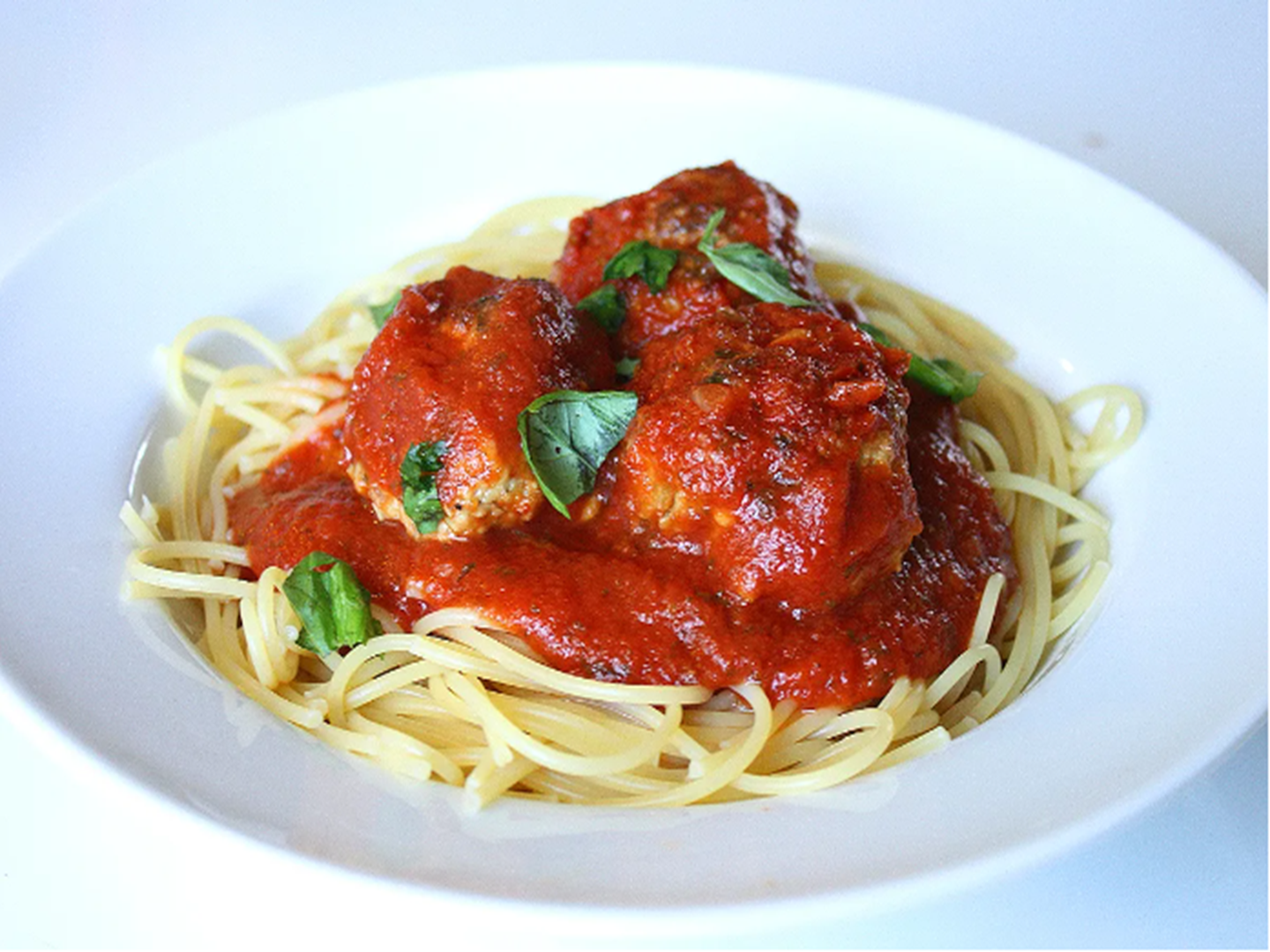 Spaghetti sauce tomate + poisson